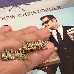 t cufflinks  usa  vintage jewelry